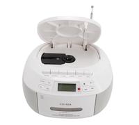 XUMIUZIY Portable CD Player Cassette Player Combo, Bluetooth AM FM AUX USB Recorder (UK)