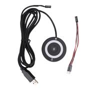 XUMIUZIY Portable USB Fingerprint Reader, Biometric Fingerprint Scanner with RGB Light, 360° Touch, 0.05s Fast Recognition, External Power Key, Up to 10 Unique Fingerprints
