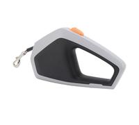 XUMIUZIY Precise Retractable Dog Leash Comfortable Grip High Strength Nylon Rope for Outdoor Walking 16.4ft Extendable Dog Leash for Daily Walks (Gray Black)