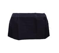XUMIUZIY Sewing Machine Cover with Storage Pockets for Standard | Polyester Fabric, Dust Shield, Pedal Organizer, Scissors Holder, Foldable with Side Loops, Modern Black
