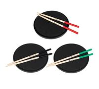XUMIUZIY SLADE 5A Drum Sticks Set of 3 Pairs Maple Wood Drumsticks with Rubber Handle, Ideal for Students and Adults' Drumming Needs