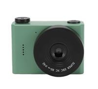 XUMIUZIY Small Digital Camera, 120° Wide Angle Autofocus Retro Camera with 1.54 Inch Screen, Compact Portable 2MP Front Rear Dual Lens with Multiple Filters for Travel Vlog (green)
