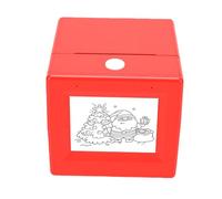 XUMIUZIY Smart AI Voice Sticker Maker Machine, Voice Activated Thermal Printer with Color Pens and Printing Paper, Portable Sticker Box with 2.8 Inch Screen for Study Note Diary