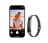 XUMIUZIY Smart Bracelet Fitness Tracker, Bluetooth 5.3 Smart Health Wristband for Men Women, Lightweight & Fashionable, Wearable Activity & Fitness Tracker Band (Black)