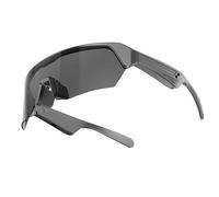 XUMIUZIY Smart Glasses, Bluetooth Audio Sunglasses with Speaker & Mic, UV400 Protection, Wireless Music & Calls, Flexible Frame, 130mAh Rechargeable, for Outdoor Sports, Driving (Silver)