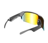 XUMIUZIY Smart Glasses, Bluetooth Audio Sunglasses with Speaker & Mic, UV400 Protection, Wireless Music & Calls, Flexible Frame, 130mAh Rechargeable, for Outdoor Sports, Driving (Multicolor)