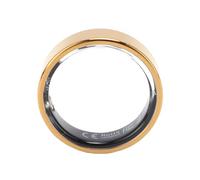 XUMIUZIY Smart Ring for Women and Men, 50 Meter Water Proof Health Tracker with Step Calorie Counting, Gesture Control, Taking Photo, Video Page (Gold)