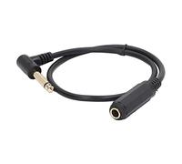 XUMIUZIY Stereo Prolongation Cable, Efficient Gear 1/4in 6.35 Mm Male to Female Stereo Audiocabula 0.5 M Long Mono for Speakers