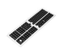 XUMIUZIY Thai Keycaps Set 132 Keys Translucent ABS Keycap Replacement for Mechanical Keyboards, Easy to Install and Maintain (Black)