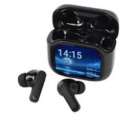 XUMIUZIY Translation Earbuds Real Time, 140 Language Translator Earbuds with Bluetooth 5.4, Color Touchscreen, ANC Noise Cancelling, IPX5 Water Proof, 3 Modes for Music Call (Black)
