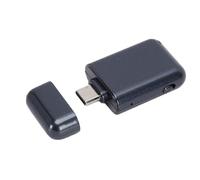 XUMIUZIY Type C USB Voice Recorder, 2 in 1 USB Recording Device with 120mAh Battery, Smart Noise Cancellation, Plug and Play for Lectures Meetings Interview (32G)