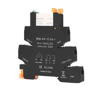 XUMIUZIY Ultra-Thin Relay Module DIN Rail Mount 6A 6-24V Solid State SPDT for Power Distribution Equipment