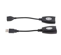 XUMIUZIY USB 2.0 to RJ45 Adapter, USB Male Female to RJ45 Ethernet Extension Extender Network Adapter Cable Wired LAN, Over RJ45 Cat 6/5