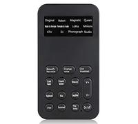 XUMIUZIY Voice Changer Portable Mini Sound Effects Machine 12 Change Modes for Live Streaming Online Chatting Singing for Smartphone Tablet PC Black