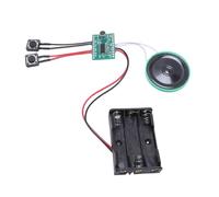 XUMIUZIY Voice Recording Module, 4 Minute Greeting Card, Music Sound Module, Loop Playback, Color Coded Control System