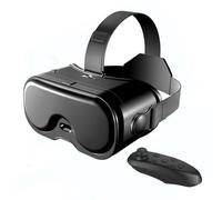 XUMIUZIY VR Headset for Phone with Bluetooth Controller, 120° FOV 3D VR Headsets with Anti-Blue Light Lenses & Adjustable Gears, 3D Virtual Reality Goggles for 5-7 Inch Phone (Black)