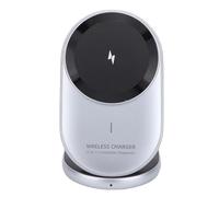 XUMIUZIY Wireless Charger, Wireless Charger Stand, 15W Fast Charging, Multi Angle Stability, Foldable Design for Phone Watch Earphone