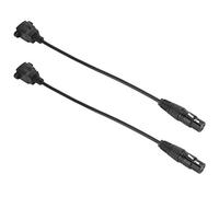 XUMIUZIY XLR to RJ45 Converter A Long Lifespan Flexible PVC Jacket RJ45 Female to XLR Material Reliable Office for Home