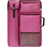 XUMKFJRE 18 X 24, Art Portfolio with Backpack and Tote Bag, Medium Case Size(Pink)