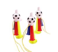 XUMKFJRE 3PCS Sports Cheering Whistle Competition Atmosphere Props Trumpet Football Modeling Creative Horn Team Gadgets