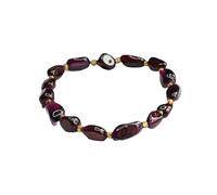 XUMKFJRE Crystal Bracelet Garnet Bracelet Purple Tooth Black Lady Color Jewel String Charm Crystal Energy Stone Holiday for Women