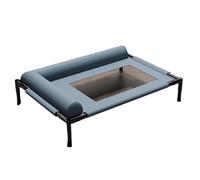 XUMKFJRE Dog bed Winter Moisture-Proof Large Pet Bed Removable And Washable Off-The-Ground Breathable Mesh Camp for dogs(Color3)