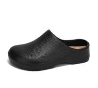 XUMKFJRE Nursing Shoes 37 38 Small Size Baotou Waterproof Surgical Shoes Hospital Doctor Special Non-Slip Thick-Soled One-Piece Men's And Women's Slippers(Black,36-37)