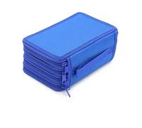 XUMKFJRE Pencil Case Bag Stationery PU Storage Large Capacity Case Super Hole Pencil 127/150/184/200 Leather Student Zipper for Watercolor Pen Storage(72 Holes)