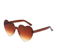 XUMKFJRE Sunglasses Mens Women Fashion Heart Shaped Effects Glasses Watch The Lights Change To Shape At Night Diffraction Female Sunglasses(No special effects-02)