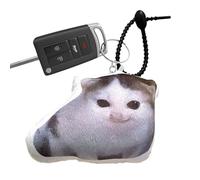Xummpxuk Bag Pendant,Cat Animal Plush Keychain Pendant - Soft Stuffed Fashion Accessory with German Sound for Friends Couples Classmates Teens Adults Tote Purse