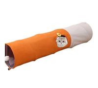 Xummpxuk Cat Toys Tunnel - Foldable with Ball Cat Tubes and Tunnels | Scratch-resistant Tent Cave Interactive Exercise Equipment for Travel Living Room Training Tool