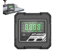 Xummpxuk Digital Protractor - LCD Level Box,4 x 90 Degree Range Cube Inclinometer,for Construction Home Machinery Saw Miter Stud Table Car