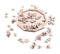 Xummpxuk Puzzle Board - Reverse Thinking Board Games,Shape Jigsaw Puzzles with Frame - for Adults Kids Girls Travel Birthday Holiday Home Airplane Car Trips Waiting Room Preschool Party