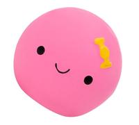 Xummpxuk Rubber Egg Dog Toy | Squeaky Cute Egg Doll Shape Dog Latex Rubber Ball | Soft Animal Interactive Fetch Four-color Ball For Pets Puppies