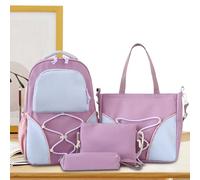 Xummpxuk Student Backpack | Messenger Bags | Pencil Case Textbook Storage Travel Design for Girl Daily Classroom Study Stationery Organization Short Trips Social Shopping College