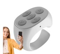 Xummpxuk Wireless Scrolling Ring - Wireless Remote Control Page Turner,Page Turner Clicker for Phones, Scroller Ring for Reading E-book, Taking Pictures, Social Media Interaction, Watching Short