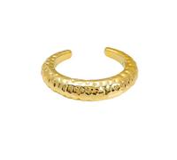 XUN Zhe Chunky Geometric Textured Open Cuff Bangle Bracelet for Women Men Trendy Hammered Statement Cuff Bracelet Spiraled Oval Charm Cuff Bracelet Jewelry Gifts