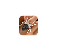 XUN Zhe Rhinestone Spider Rings for Women Halloween Spider Open Rings Gothic Punk Insect Big Spider Finger Ring Crystal Spider Knuckle Ring Jewelry gifts, Crystal, Rhinestone