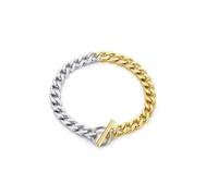 XUN Zhe Stainless Steel Chunky Bracelets for Women Men Stackable Paperclip Statement Bracelets Layered Cuban Chain Bracelet Punk Birthday Prom Jewelry Gifts, Chunky, alloy, no gemstone