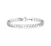 XUN Zhe Stainless Steel Chunky Bracelets for Women Men Stackable Paperclip Statement Bracelets Layered Cuban Chain Bracelet Punk Birthday Prom Jewelry Gifts, Chunky, alloy, no gemstone