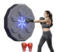 XUnada Smart Boxing Machine, Portable Music Boxing Target With Bluetooth Music, Wall Mounted Lighting