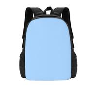 XUNBUP Unisex Backpack Aqua Blue 15.6 Inch Laptop Adjustable Oxford Daypack | This Unisex Ergonomic Daypack Uses With A Padded 15.6 Inch Laptop Sleeve For Work, Gym, Hiking And Gifting.
