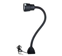 XUNDE 5W 24V LED Flexible Light/Machine Work Srew Fixing Base Lights/Milling Light CNC Equipment Tool Lamp (24V) Black