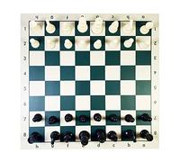 xunfu Travel Chess Set Kids, Roll Up Chess Board Games for Adults, Portable Chess Sets for Children, 50x50cm