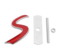 Xuniu 3D Metal S Front Grille Badge Emblem Decal For Mini Cooper R50 R52 R53 R56 R57
