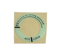 Xuniu Car Glow Key Ring Hole Sticker Lumunous Ignition Switch Cover Motorcycle Decal