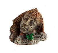 Xuniu Egyptian Pharaoh Ancient Sphinx Ruins Aquarium Ornament Fish Tank Decoration (5.6x4.7cm)