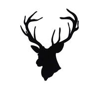 Xuniu Fashion Car Stickers, Cool Deer Head Vinyl Car Styling Hunting Creative 12 x 16.5 cm