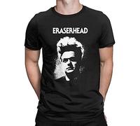 XUNJI WUKO Eraserhead Tshirt for Men Horror David Lynch Novelty 100 Percent Cotton Homme T Shirt Camisas Hombre Black Black XL