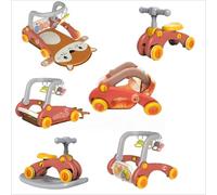 XUNJIE for Baby Walker, Suitable for Babies from 0-3 Years Old, 7-in-1 Detachable Activity Play, Grows with The Child from Activity Board to Walker with Fun Colours (Fawn)